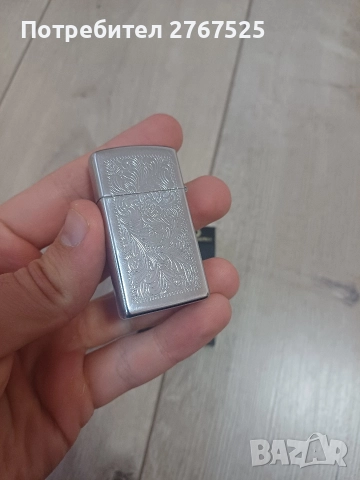 1998 година зипо zippo slim venetian бензинова запалка подарък, снимка 2 - Запалки - 52921047