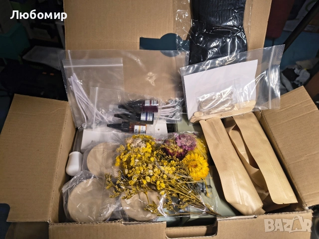 Комплект за изработка на свещи ZEROMX за начинаещи възрастни – 1200 г соев восък, , снимка 4 - Декорация за дома - 53040924