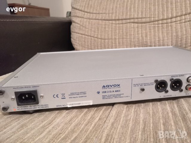 DAC AQVOX USB2D/A MKII, снимка 3 - Други - 39759236