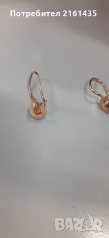 Съветски/ Руски златни обици проба 583, снимка 4 - Обеци - 48344578