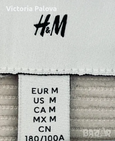 Джинсова връхна риза-яке H&M унисекс, снимка 4 - Ризи - 48782851