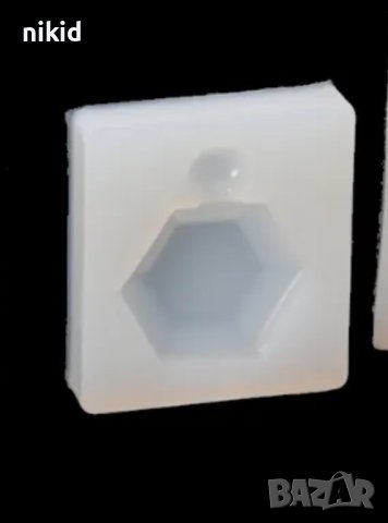 мини парфюм шише бутилка силиконов молд форма фондан смола шоколад декор