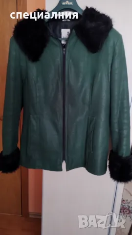 петролно зелено дамско яке