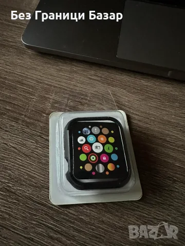 Нов Apple Watch 44mm Case Защитен Калъф TPU Черен Протектор часовник 