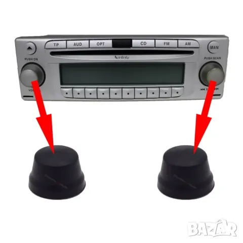 Копче за регулиране на звука за радио Becker, снимка 5 - Аксесоари и консумативи - 48279295