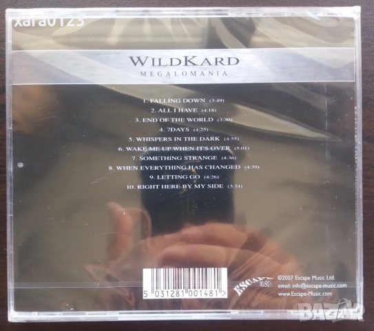 Wildkard – Megalomania, снимка 2 - CD дискове - 36052630