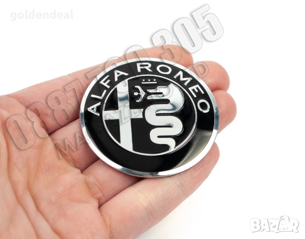 Емблема за Волана за Алфа Ромео Джулия Стелвио Alfa Romeo Giulia Stelvio, снимка 4 - Аксесоари и консумативи - 53747229