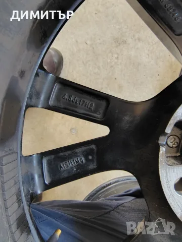 4бр.Алуминиеви джанти 17ки за MERCEDES,VW 5x112 6.5j et41, снимка 4 - Гуми и джанти - 55774860