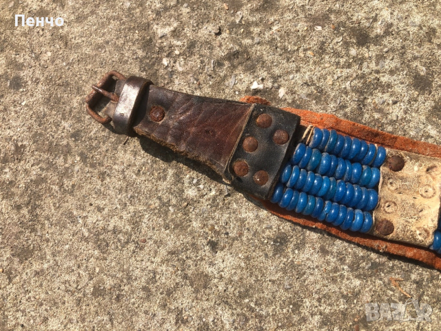 стара  конска амуниция /синци, гердан/, снимка 2 - Антикварни и старинни предмети - 53653775