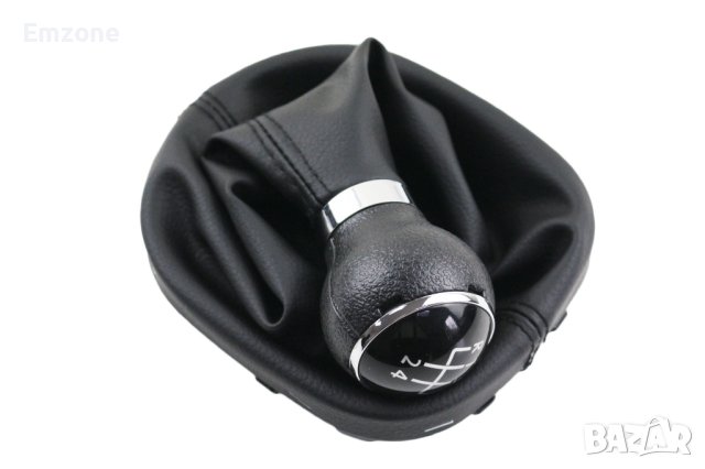 Топка за скоростен лост с кожен маншон и рамка за VW Caddy 04 - 09 Touran 03 - 11 с 5 и 6 ск., снимка 3 - Аксесоари и консумативи - 40357295