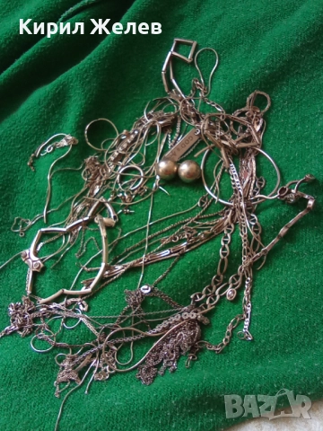 100 грама сребърни накити за поправка за части за реставрация или материал 51431, снимка 3 - Бижутерийни комплекти - 51952157