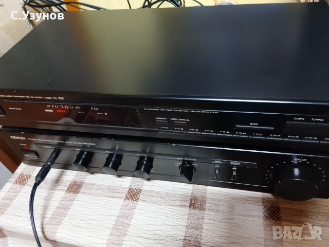 Denon PMA - 250lll , TU-280 - усилвател и тунер, снимка 3 - Ресийвъри, усилватели, смесителни пултове - 53079090
