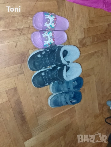 детски джапанки- номер 32,боти-номер 34 us polo и обувки-26