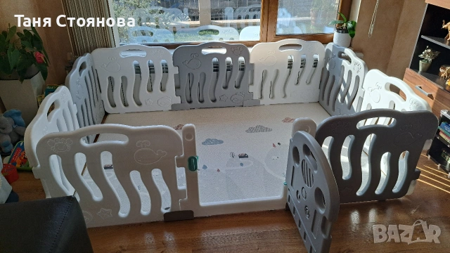 Ecoplay бебешка ограда, снимка 2 - Кошарки - 53143845