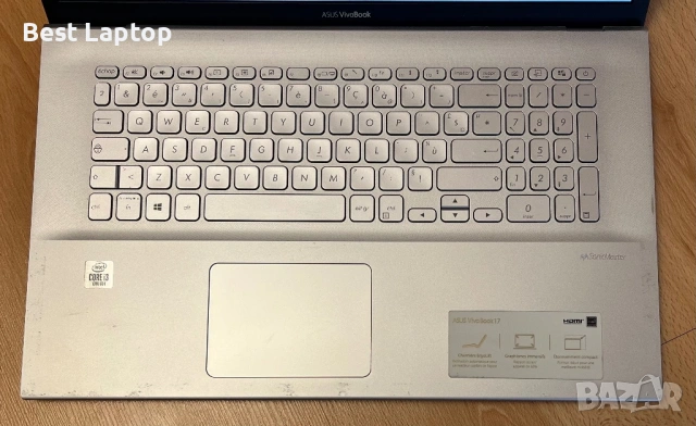 ASUS a712ja 17” 8gb 256gb ssd i3-1005G1 laptop лаптоп, снимка 3 - Лаптопи за дома - 51860993