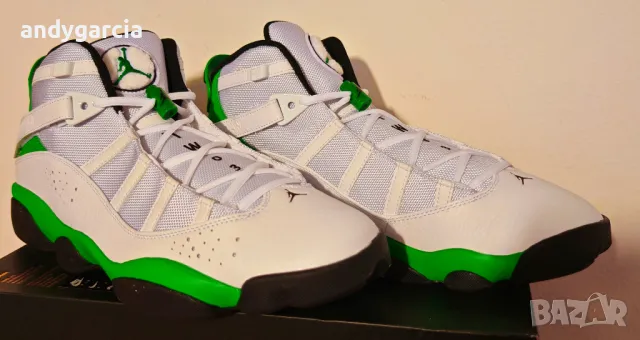 Nike Air Jordan 6 Rings ЧИСТО НОВИ 47.5 ти номер 31.0см стелка с кутия 100% оригинални, снимка 12 - Маратонки - 50207596