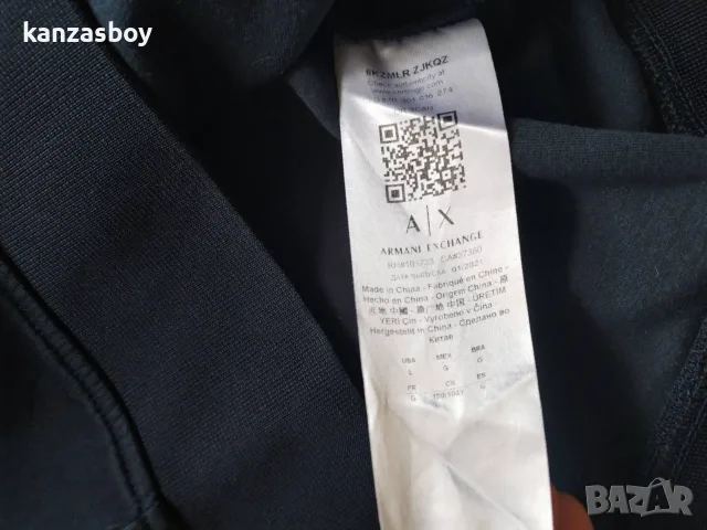 armani exchange - страхотна мъжка блуза Л, снимка 9 - Блузи - 56238743