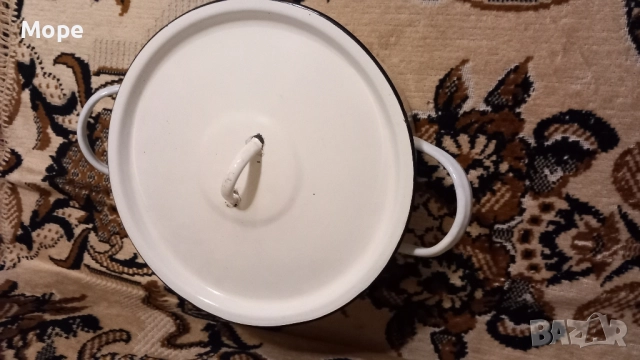 Емайлирана тенджера , снимка 2 - Съдове за готвене - 52518572