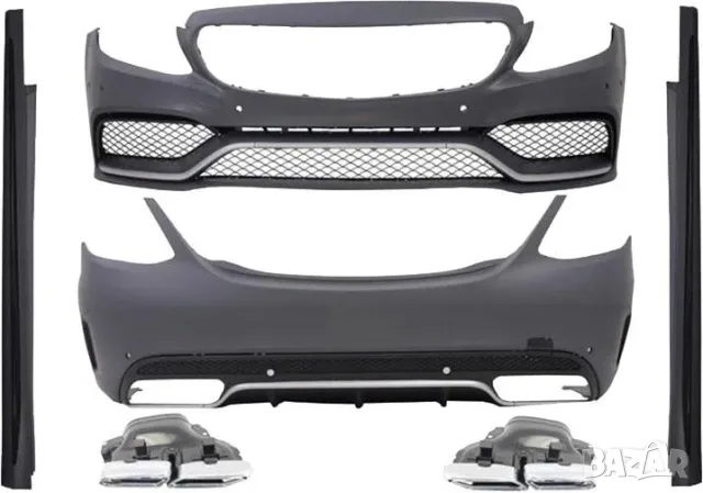 Боди кит C63 AMG за Mercedes C-Class W205 2014–2021