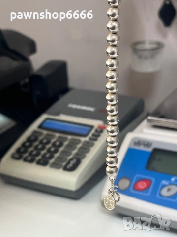 Сребърна гривна 925 ИТАЛИЯ, снимка 5 - Гривни - 51664140