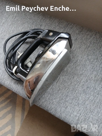 Руска парна ютия от съветско време, здрава, снимка 4 - Ютии - 53062163