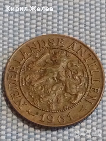 Две монети 1 цент1961г. Недерландия / 50 сентавос 2003г. Бразилия за КОЛЕКЦИОНЕРИ 18905, снимка 4 - Нумизматика и бонистика - 44489086