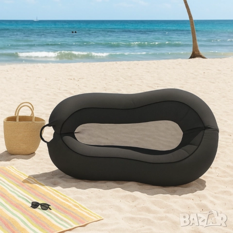 Въздушен шезлонг за пълна релаксация навсякъде – без помпи и усилия, снимка 2 - Други стоки за дома - 51948655