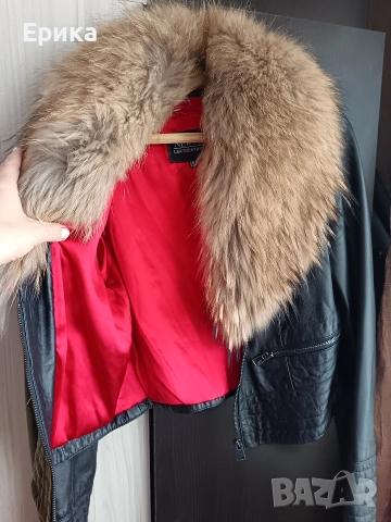 Кожено яке естествена кожа , снимка 3 - Якета - 53570710