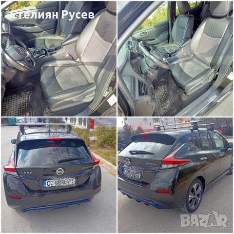 Nissan Leaf 62 kWh електрически 150k.c -цена 32 200лв мотора е 150 коня Пробег с едно зареждане: 350, снимка 7 - Автомобили и джипове - 51987501