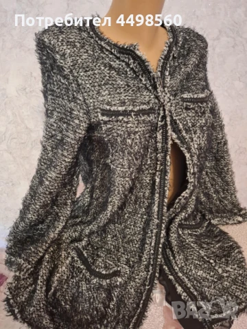 ZARA Пухена Жилетка