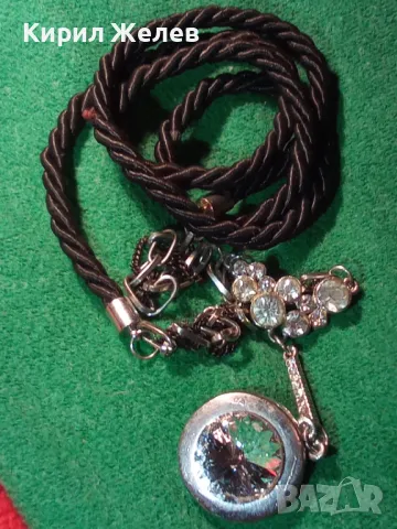 ШИКОЗНО АРТИСТИЧНО КОЛИЕ с БЛЕСТЯЩИ ФАСЕТИРАНИ КРИСТАЛИ 47343, снимка 11 - Колиета, медальони, синджири - 47218041