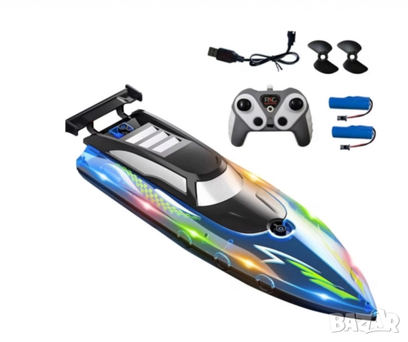 2.4G електрическа високоскоростна лодка с дистанционно управление, снимка 9 - Други - 51948680