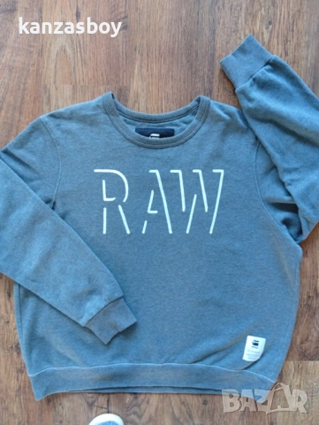 g-star - страхотна мъжка блуза КАТО НОВА 2XL, снимка 2 - Суичъри - 53621651