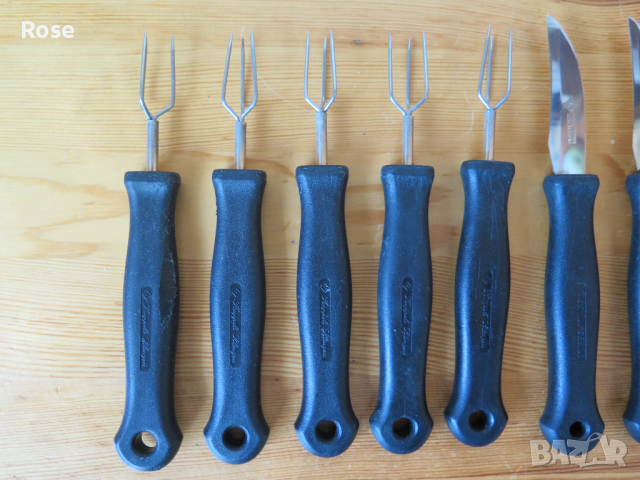 SOLINGEN -6бр ножа,5бр.вилица, снимка 2 - Прибори за хранене, готвене и сервиране - 44551439