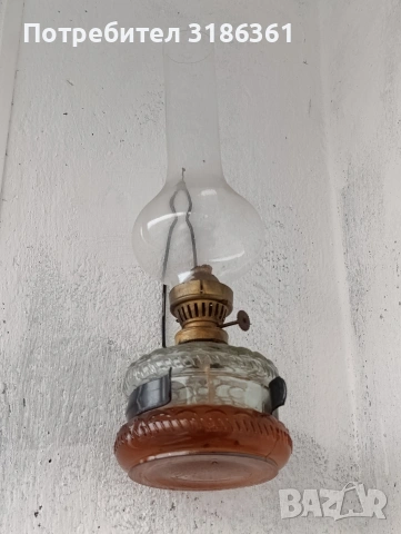 ретро газена лампа мн.запазена, снимка 2 - Антикварни и старинни предмети - 53826614