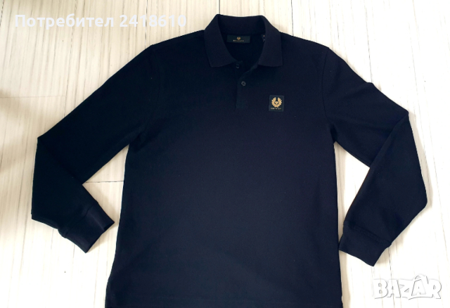 Belstaff Pique Cotton POLO  Mens Size  M НОВО! ОРИГИНАЛ! Мъжка Блуза!, снимка 6 - Блузи - 53383355