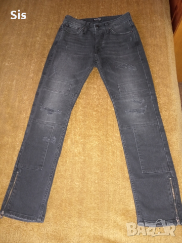 Мъжки маркови дънки Jacks Jones размер S, снимка 4 - Дънки - 44924923
