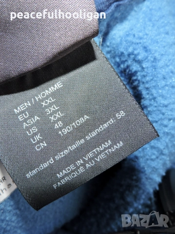 Jack Wolfskin Nanuk Mens Blue Full Zip Outdoor Polar Fleece Jacket Size XL, снимка 15 - Суичъри - 53392774