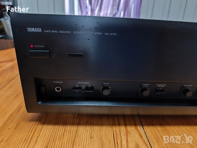 Усилвател Yamaha AX-870 Natural Sound, снимка 15 - Ресийвъри, усилватели, смесителни пултове - 55739327