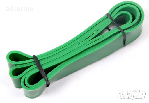 Фитнес гума, разтягаща гумена лента, Power Band 208x4,5 см, снимка 4 - Фитнес уреди - 34389428