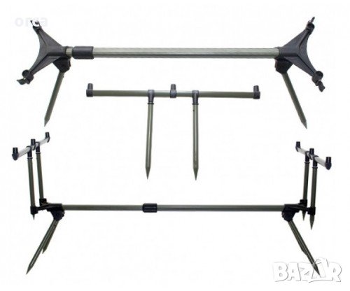 Стойка за шаранджийски риболов - ROD POD OSAKO CARP 123, снимка 3 - Такъми - 34401358