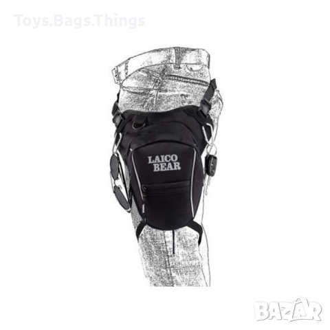 Чанта за мотор със захващане за крак, Мотоциклетна чанта за бедро, 26*16см