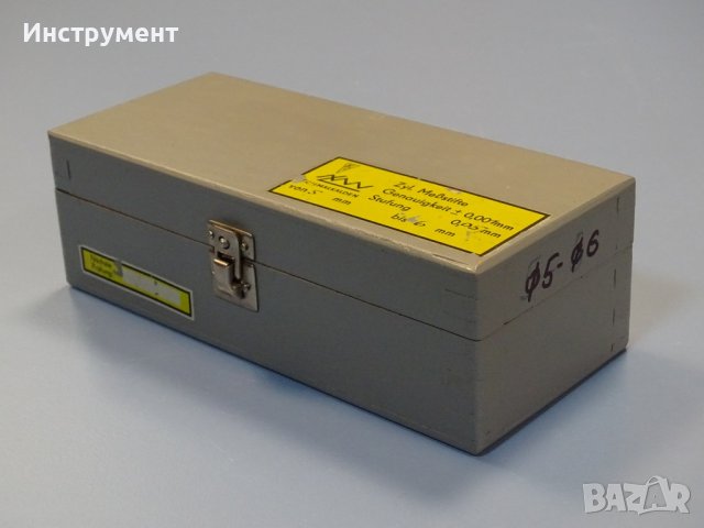 Комплект измервателни цилидрични щифтове Ф5-Ф6 mm dia calipers, снимка 3 - Други инструменти - 41226562