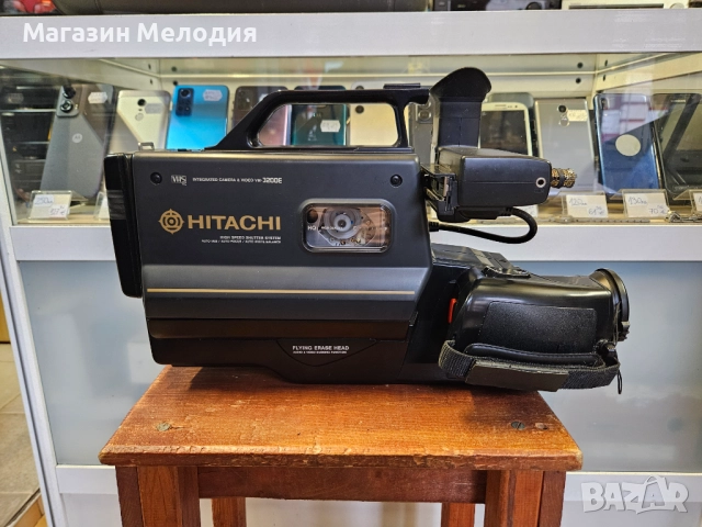 Видеокамера Hitachi VM-3200E Много добър външен вид, пълен комплект. Не е тествана , защото батерият, снимка 11 - Камери - 52494451
