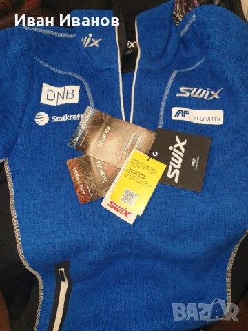 полар Swix RaceX Warm Midlayer  размер М, снимка 4 - Спортни дрехи, екипи - 42332395