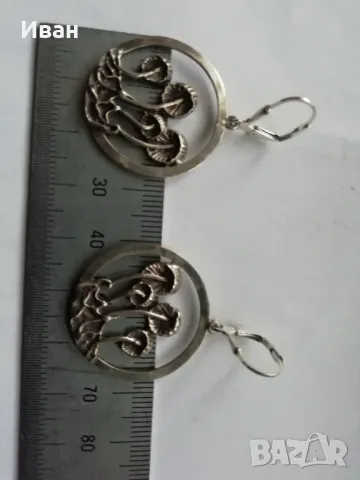 Сребърни обеци , снимка 4 - Обеци - 44288059