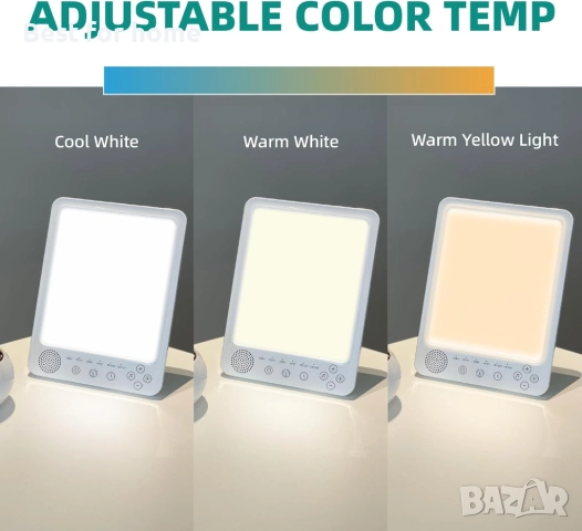 Лампа за светлинна терапия, UV-Free 10000Lux , снимка 6 - Други - 52593707