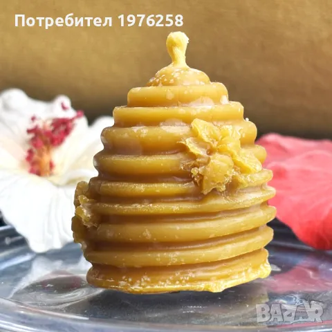 Свещи от пчелен восък - ръчно правени