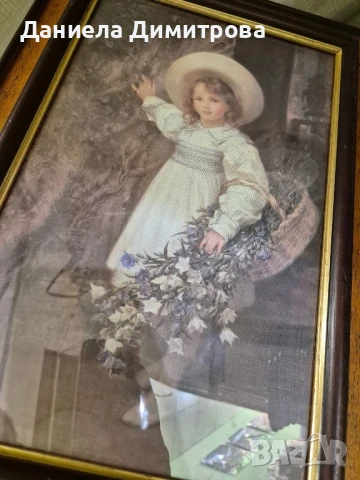 Картина принт, с малко момиченце, снимка 7 - Картини - 51025257