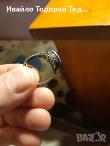 Мъжки сребърен бутиков пръстен ръчна изработка, снимка 5 - Пръстени - 47945009